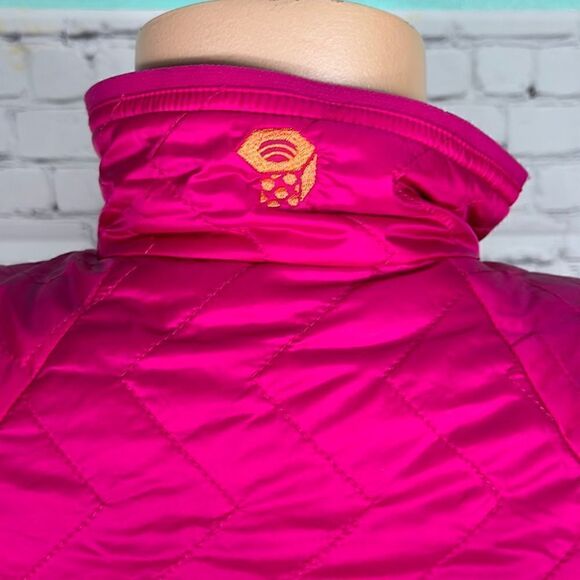 Mountain Hardwear Quilted Puffy/fleece reversible Jacket size small EUC - Picture 5 of 15